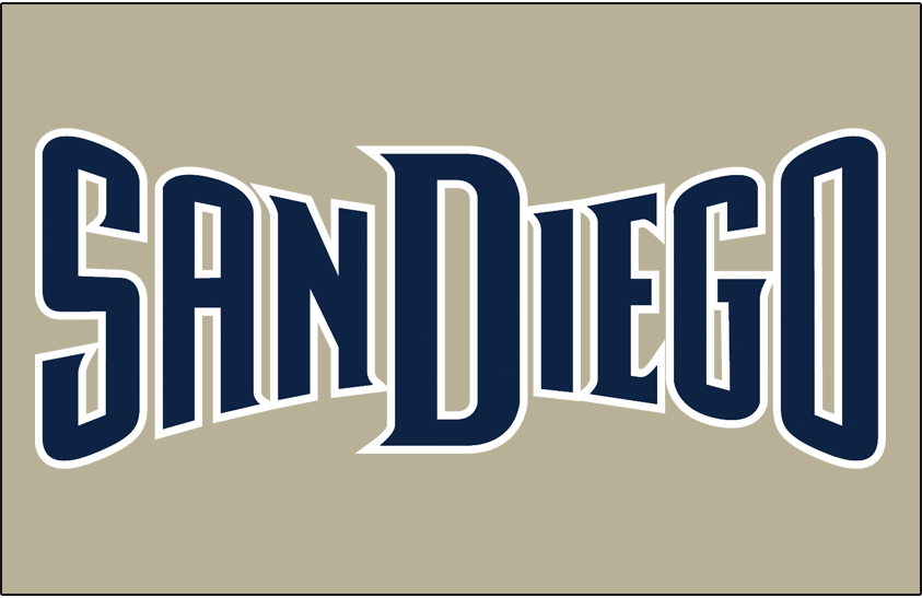 San Diego Padres 2004-2010 Jersey Logo fabric transfer